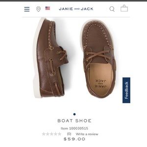 Janie and Jack Boat Shoe